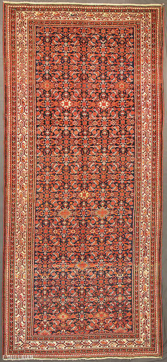 Tapis Persan Antique Malayer Antique n°:5929